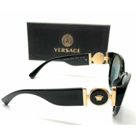 Ladies Versace Black Cat Eye Sunglasses! - Picture 3 of 3